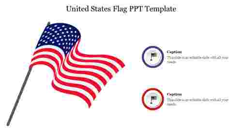 United States Flag PPT Template